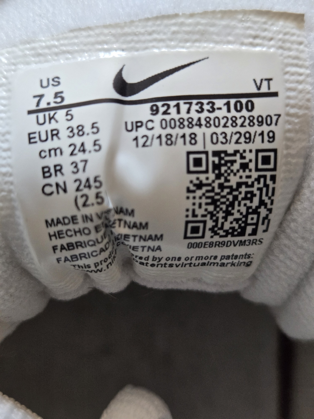 Nike Men’s Air Max 97 Sneakers - White - Picture 13 of 13